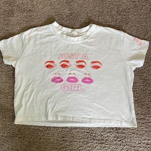GWEN STEFANI "JUST A GIRL" RESIDENCY PROGRAM LAS VEGAS T-SHIRT White SIZE SMALL